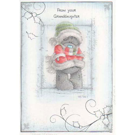 Granddaughter Me to You Bear Christmas Card £1.60